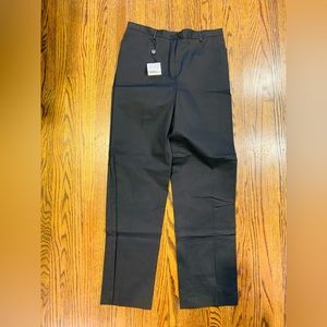 Brand new Burberry Black Slacks Pants Size 8 Tags Attached Retail $195